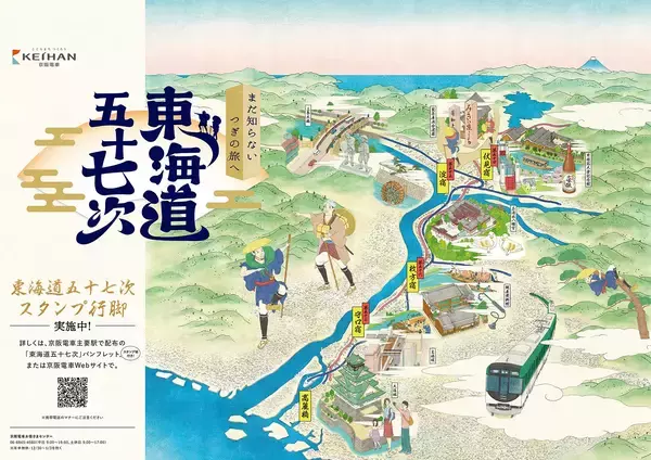 「～まだ知らない つぎの旅へ 東海道五十七次～京阪沿線の宿場町（伏見宿・淀宿・枚方宿・守口宿）を巡るキャンペーンを実施」の画像