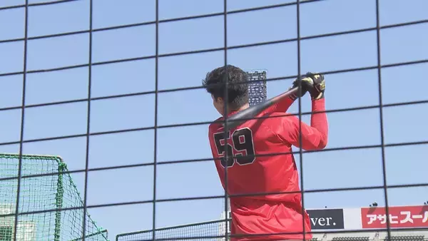 「【フロントドア】好調のリードオフマン、大盛穂をフカボリ！｜広島ホームテレビ」の画像