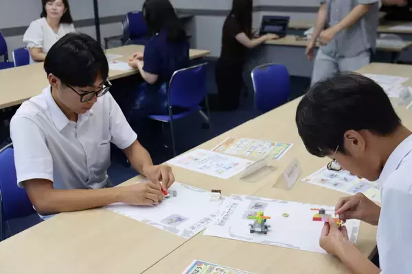 「【岡山理科大学】製品ができるまでの仕組みをゲームで学ぶ」の画像