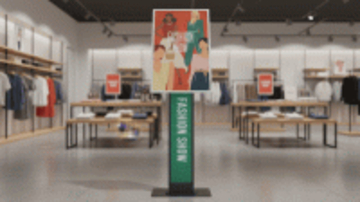 Samsung製32インチE-Paperに最適化した業務用フロアスタンドを新発売！