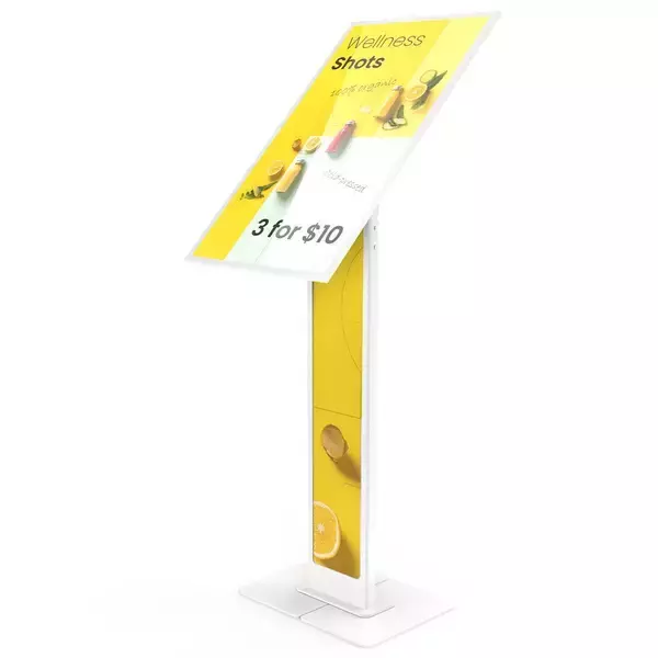 「Samsung製32インチE-Paperに最適化した業務用フロアスタンドを新発売！」の画像