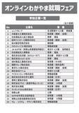 「和歌山の優良企業24社が集結！リモートで企業研究ができる「オンラインわかやま就職フェア」6月13日に開催」の画像2