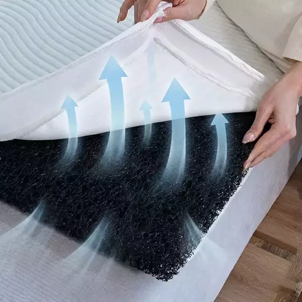 「これ一台で「理想の寝姿勢」と「省スペース」を両立。洗える三つ折りマットレス『THATCH（サッチ）』新発売！」の画像