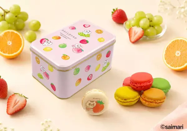 「コラボ第三弾！フランス菓子『ダロワイヨ』からイラストレーター「saimari」描き下ろし商品が7月16日(木)より登場」の画像