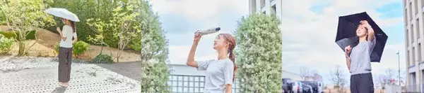 「【創業115年の老舗が挑む】日傘の“たたみづらさ”を解消。整う形状記憶&自動開閉機能を備えた新ライン『weer Lite』が新登場。」の画像