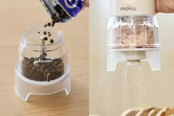 「ソルト＆ペッパーだけじゃない、新しい電動ミル「moku.Grinde(読み：モクグランデ)」新発売」の画像