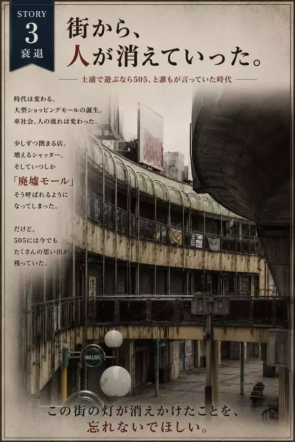 「「廃墟モール」から再生へ。土浦モール505に8/18オープンのした横丁にかける想い。」の画像
