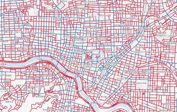 9月1日から全国の一般道の約7割が時速30キロに　対象道路の地図が公表されていないため、福井のひとり事業者がAIで判定した推定マップを無料公開