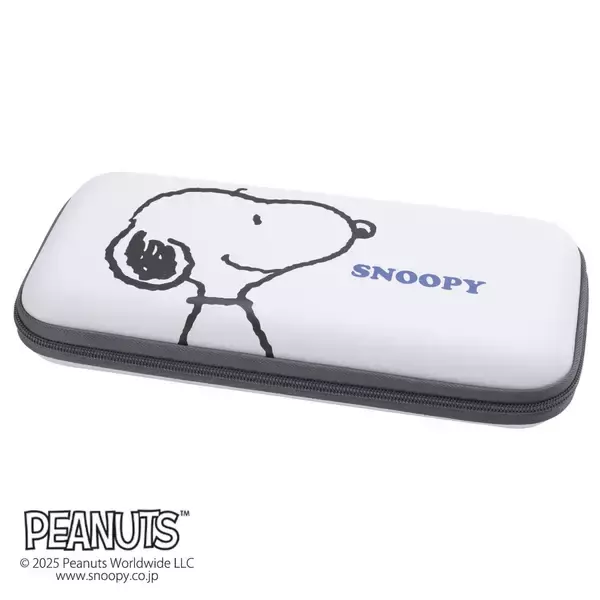 「大人気「スヌーピー」デザインのSwitch2用ポーチが新登場！周辺機器もまとめて収納できる便利ポケット付き！」の画像