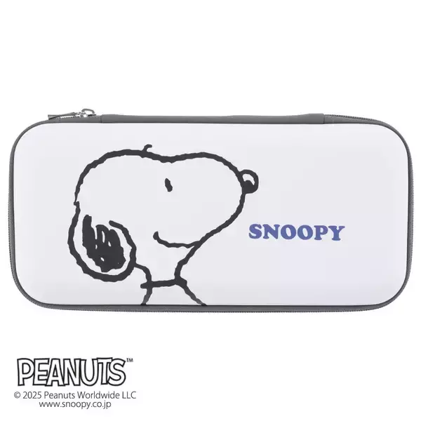 「大人気「スヌーピー」デザインのSwitch2用ポーチが新登場！周辺機器もまとめて収納できる便利ポケット付き！」の画像