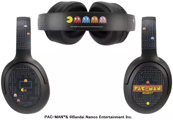「『パックマン』デザインの本格派ヘッドセットが新登場低遅延＆アクティブノイズキャンセリング機能搭載！」の画像