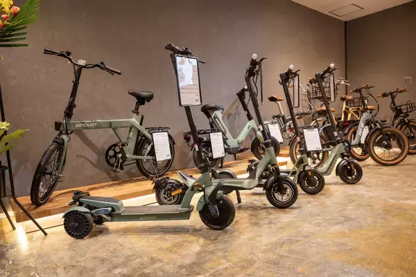 「大阪・堀江に電動アシスト自転車／電動モビリティ専門店【GO-E】オープン」の画像