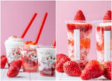 「今年もやってきた！熱海のビル一棟まるごといちごスイーツ専門店より毎年人気のかき氷が登場＆新作いちごフラッペが4/25(土)から発売！」の画像1