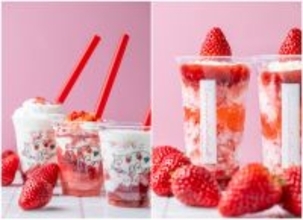 今年もやってきた！熱海のビル一棟まるごといちごスイーツ専門店より毎年人気のかき氷が登場＆新作いちごフラッペが4/25(土)から発売！