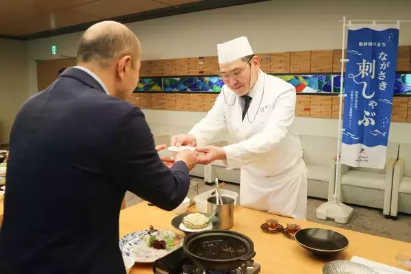 「長崎市公認の贅沢な夏限定メニュー大衆割烹 樋口 築町店にて「ながさき刺しゃぶ」を販売開始」の画像