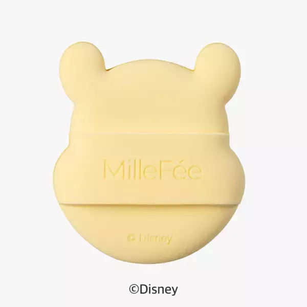 「コスメブランドミルフィーからくまのプーさんデザインのパフが2026年2月19日より数量限定で販売開始」の画像