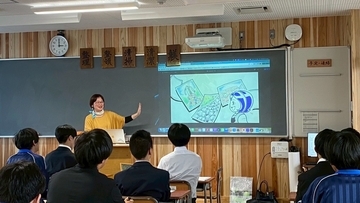 福井県立敦賀工業高校「地域探究授業」にお絵かきクリエイター(R)が講師として登壇