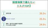 「中小企業の半数以上がリスク対策として「損害保険への加入」と回答」の画像4
