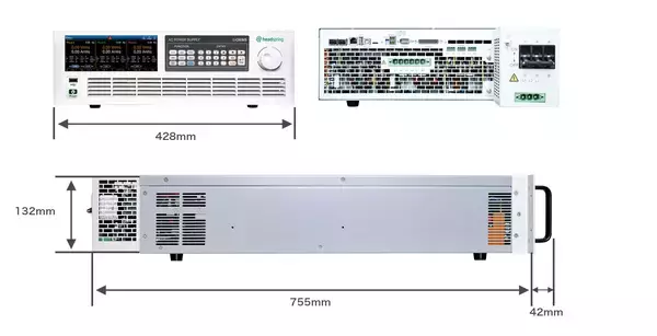「ヘッドスプリング、3Uサイズで25kVA出力を実現した双方向交流電源「biORBIS」の提供を開始」の画像