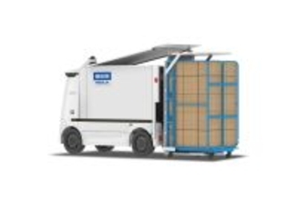 物流人手不足に「自動配送車」　新石器（Neolix）とPegasusが関西物流展で初展示　1億km走行×1.7万台実績、28秒積み下ろしで効率化へ