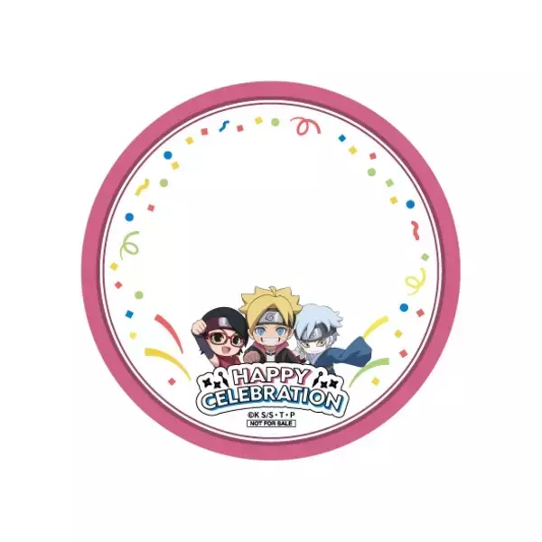 「誕生日・記念日・特別な日を忍里で祝おう！ニジゲンノモリ「NARUTO＆BORUTO 忍里」「忍里アニバーサリーステッカー」」の画像