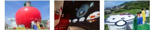 「【夏限定】“虹とハローキティ”の缶ミラーをGET！「HELLO KITTY APPLE HOUSE」 大人気まちがいさがしイベントに新特典登場！」の画像