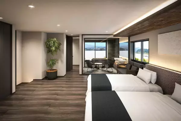 「【2026年オープン】1日5組限定。富士山と河口湖を目の前に臨む　プライベートリゾート QUUGA」の画像