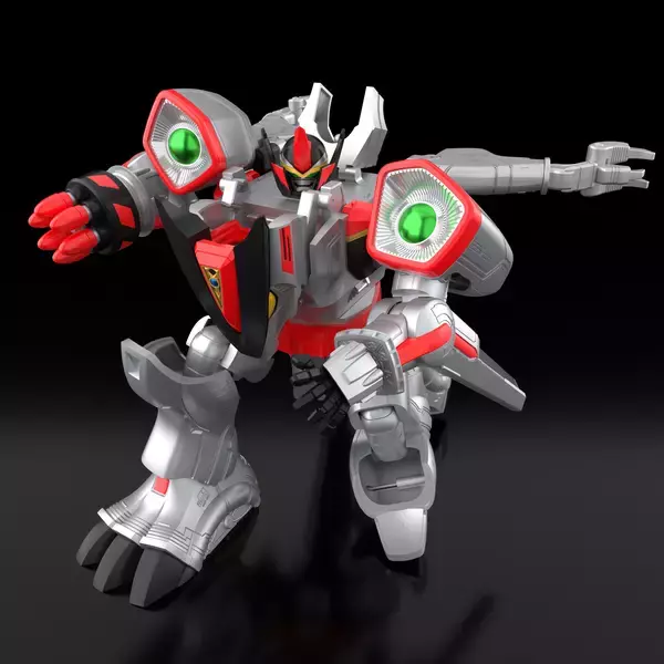 「『未来戦隊タイムレンジャー』放送開始から25年！内蔵ギアで変形する巨大な「ブイレックス」がSMPシリーズに登場！」の画像