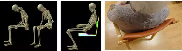 「円背・姿勢変化に寄り添う新発想チェア 「背中で座る椅子trone」一般販売を開始」の画像