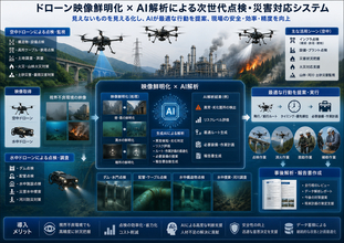 ユニバーサルコンピュータ研究所、Japan Drone 2026 Suzak ブースに出展し映像鮮明化技術と生成AI解析の連携デモを実施