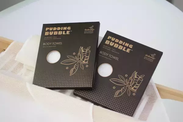 「毎日のシャワーから地球を守る。韓国発・サトウキビ繊維×シルクの極泡シャワータオル「dodoong」日本初展開」の画像