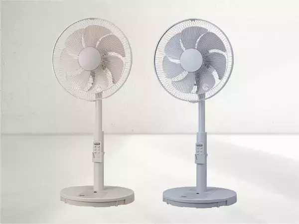 触れたら止まる、だから安心　「タッチストップ DCリビング扇風機」を4月中旬に新発売