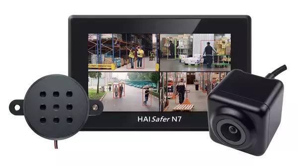 フォークリフトによる対人事故防止を実現AI警報システム「HAISafer N7」新発売
