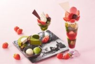 京都・伊藤久右衛門 宇治抹茶×いちごフェア開催！「いちご抹茶パフェ＆スイーツプレート」1月10日提供開始