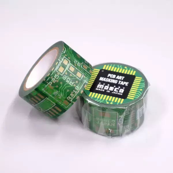 「電子基板がマスキングテープになって新登場　基板アート雑貨ブランド「PCB ART moeco」から12/18発売」の画像