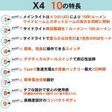 「MakuakeアンコールプロジェクトLED小型懐中電灯 【WUBEN X4】33～36%OFF、最後の特別価格」の画像2