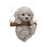 「ブランコにつかまる犬にシルバー色、チョコ色が新たに登場。 カプセルトイ「ぶらぶらりーず　ゆれるトイプーたち」新発売」の画像4