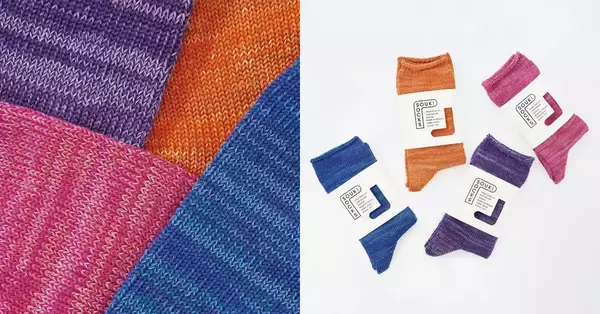 奈良の靴下工場発、“漕いで編む”体験から生まれた「CHARICKS CRAFT」新発売異素材×ローゲージでふっくら軽やかな履き心地