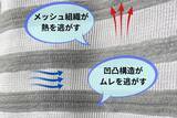 「熱帯夜を乗り切る！風通る独自構造生地が寝汗をとり朝までサラサラ快適敷パット節電・省エネ対策に100年繊維企業が開発」の画像4