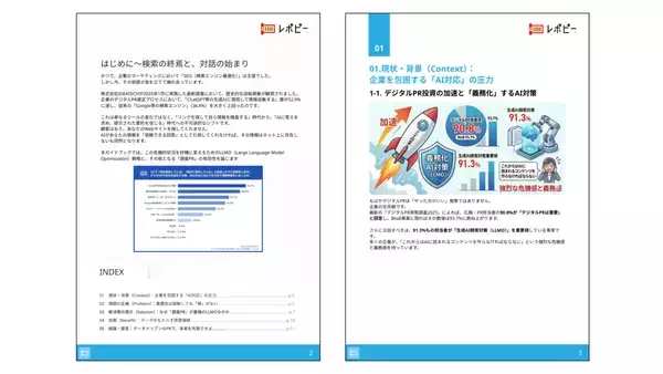 「【BtoB広報担当者の91.3%がLLMO対策を重要視】株式会社IDEATECH、「LLMO視点での『調査PR』戦略バイブル」を無料公開!」の画像