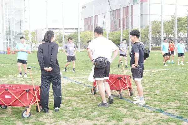 「地域連携事業「ラグビー：レッドハリケーンズ大阪（NTTドコモ）」で大学生がプロの現場を学ぶ！スポーツトレーナーを目指す新たな長期インターンを開始（森ノ宮医療大学）」の画像