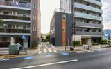 「【狭小地15坪】大通り沿いでもプライバシーと開放感を両立！大型SUV対応のビルトインガレージと段違い設計で空間を最大化した3階建てデザイン住宅が竣工」の画像1