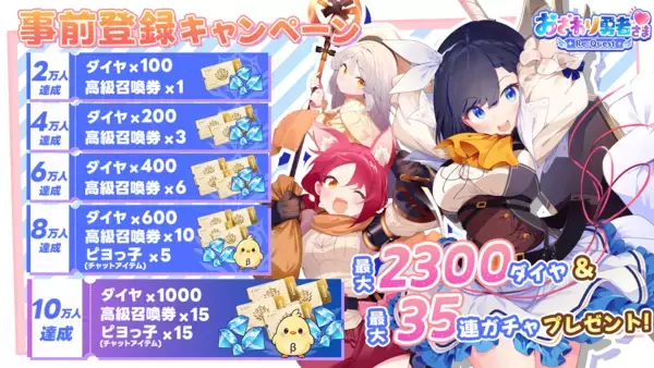 「人気タイトル「おさわり勇者さま」が完全リメイクで復活！　「おさわり勇者さま Re:Quest」がDMM GAMESにて事前登録開始！10万人達成で35連ガチャ相当の豪華報酬も」の画像
