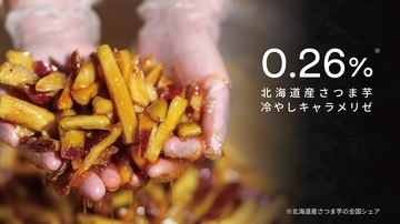全国シェア0.26％の希少なさつまいもを使った大学芋「北海道産さつま芋冷やしキャラメリゼ(大学芋)」2日で目標400％達成！Makuake3/31まで販売中