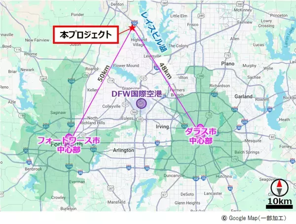 「当社初のアメリカにおける戸建住宅分譲事業『（仮称）Saddlebrook（サドルブルック）』に参画しますアメリカ有数のビジネス拠点テキサス州ダラス・フォートワース都市圏で全97戸を分譲」の画像