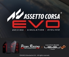 ゲーミングPC LEVEL∞、レーシング・シミュレーター系YouTuber「ピカーチャンネル」コラボ『Assetto Corsa EVO』推奨パソコン販売中