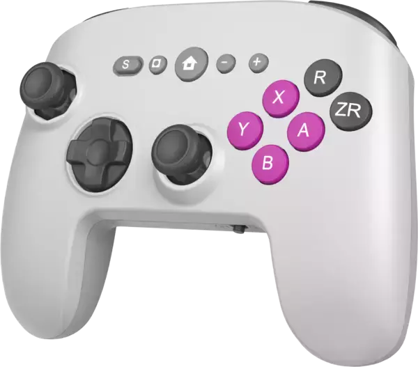 懐かしのカラーで楽しめる！無線タイプの天面６ボタンゲームコントローラー