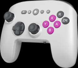 懐かしのカラーで楽しめる！無線タイプの天面６ボタンゲームコントローラー