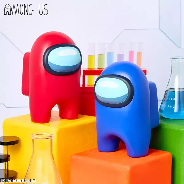 「世界的大ヒットゲーム『Among Us』よりクルーメイトや緊急会議をモチーフにしたフィギュア＆ぬいぐるみが登場！」の画像