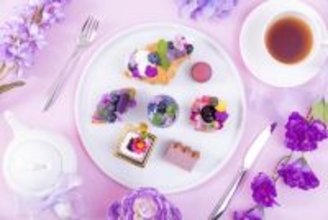 ホテル京阪 京橋 グランデ「Violet Flower Afternoon Tea」－心ときめく紫色のスイーツを優雅に楽しむティータイム－